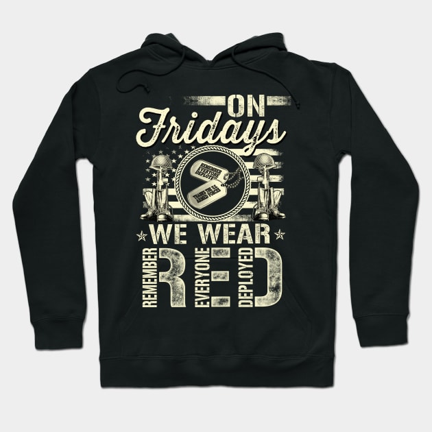 R FRIDAY RED Shirt- Military Hoodie by MM-Desigers